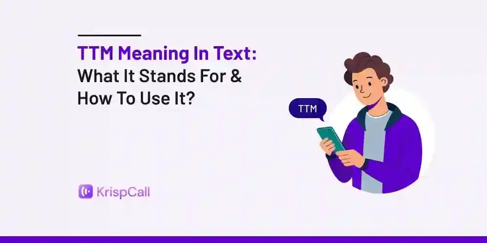 What does ttm mean in text