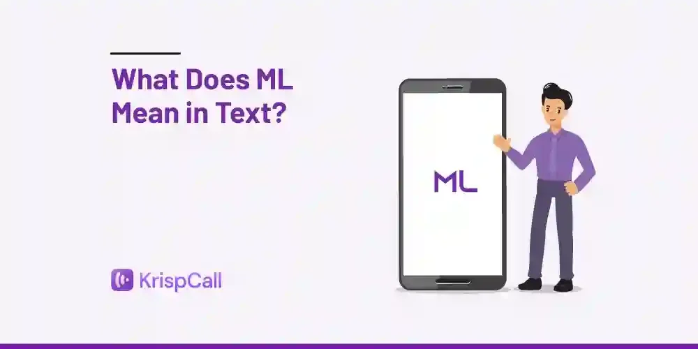 What does ml mean in text