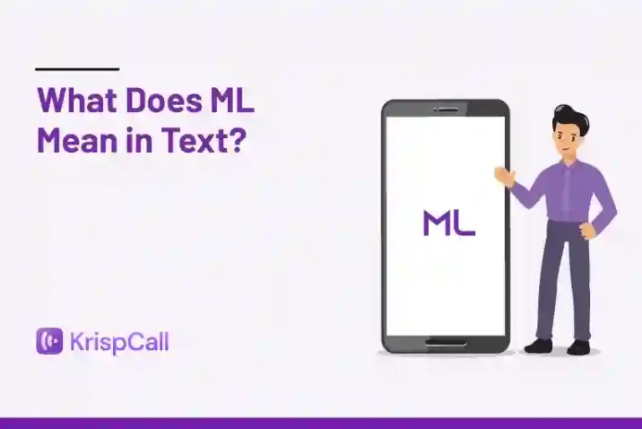 What does ml mean in text